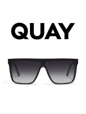 Quay Australia - Nightfall - Bestseller - Black Frame/ Smoke Lens - Medium